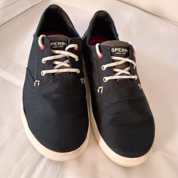 Sperry Bodie Sneakers Women 6 Blue Lace-Up Casual Shoes Machine Washable - Picture 2 of 10